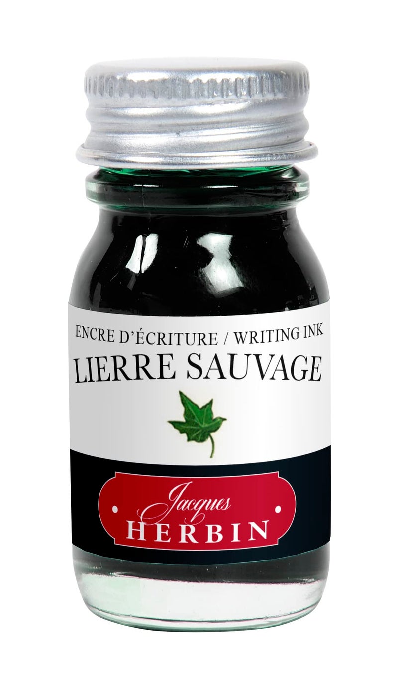 Jacques Herbin J. Herbin Fountain Pen Ink - 10 ml Bottled - Lierre Sauvage - Image 1